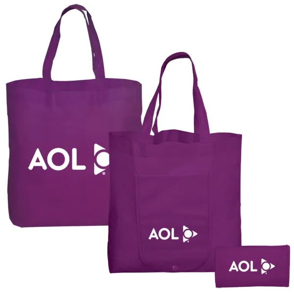 Folding Non Woven Tote - Folding Non Woven Tote - Image 1 of 1