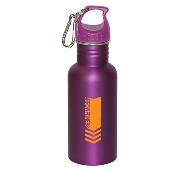Wide Mouth 500 Ml (17 Fl. Oz.) Stainless Steel Water Bottle - Wide Mouth 500 Ml (17 Fl. Oz.) Stainless Steel Water Bottle - Image 1 of 1