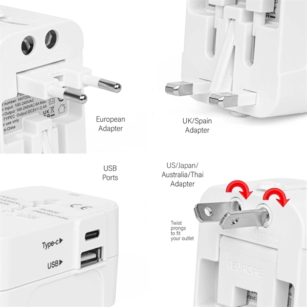 Universal International Travel Adapter - Universal International Travel Adapter - Image 3 of 3