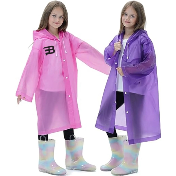 Raincoats for Kids Reusable Ponchos Rain Coats - Raincoats for Kids Reusable Ponchos Rain Coats - Image 0 of 3