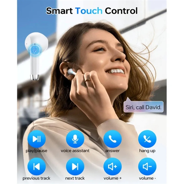 Wireless Earbuds Bluetooth Headphone Charging Case Earphone - Wireless Earbuds Bluetooth Headphone Charging Case Earphone - Image 2 of 3