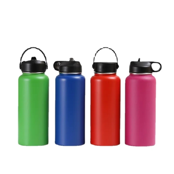 Stainless Steel Sports Insulated Water Bottle - Stainless Steel Sports Insulated Water Bottle - Image 1 of 7