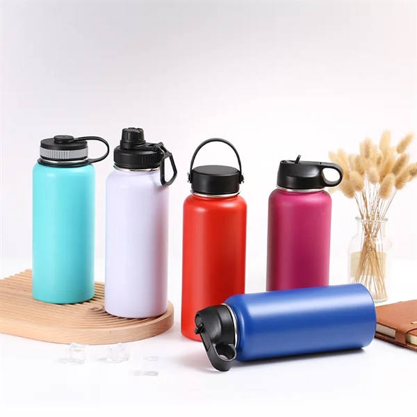 Stainless Steel Sports Insulated Water Bottle - Stainless Steel Sports Insulated Water Bottle - Image 2 of 7