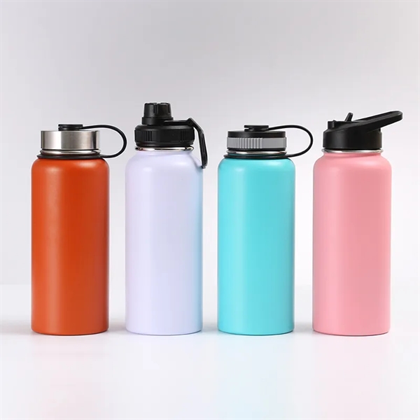 Stainless Steel Sports Insulated Water Bottle - Stainless Steel Sports Insulated Water Bottle - Image 4 of 7