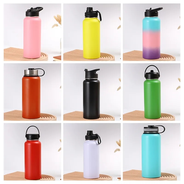 Stainless Steel Sports Insulated Water Bottle - Stainless Steel Sports Insulated Water Bottle - Image 6 of 7