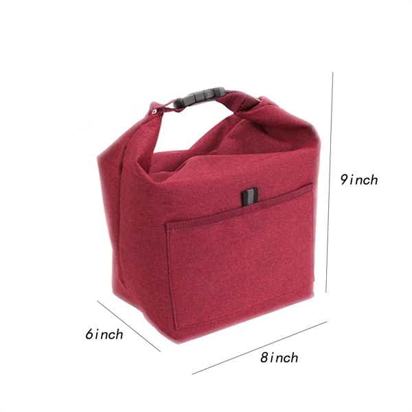 Large Capacity  Durable Roll-top Insulated Lunch Tote Bag - Large Capacity  Durable Roll-top Insulated Lunch Tote Bag - Image 1 of 3