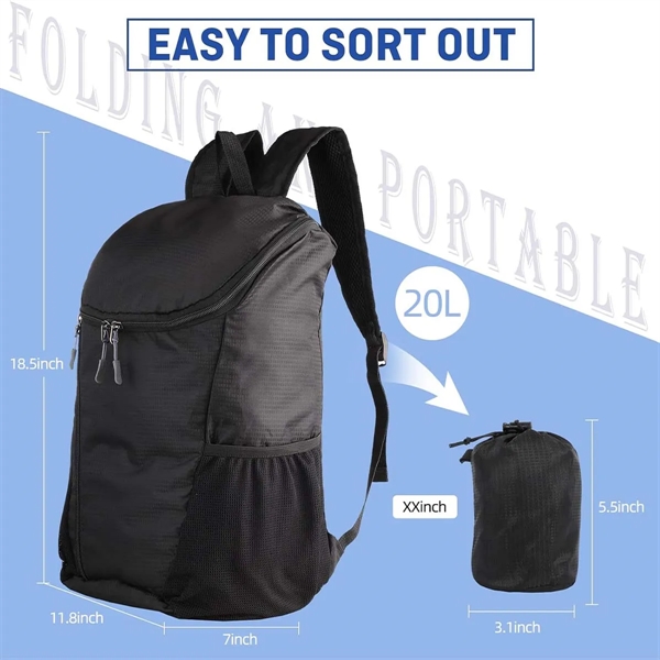 Multifunction Lightweight Waterproof Packable Backpack - Multifunction Lightweight Waterproof Packable Backpack - Image 1 of 4