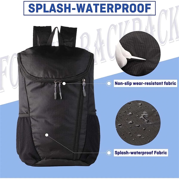 Multifunction Lightweight Waterproof Packable Backpack - Multifunction Lightweight Waterproof Packable Backpack - Image 2 of 4