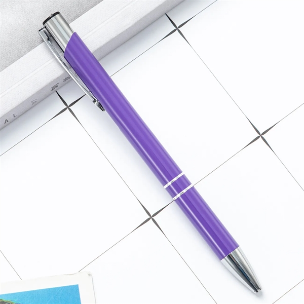 Retractable Aluminum Ballpoint Pen - Retractable Aluminum Ballpoint Pen - Image 6 of 8