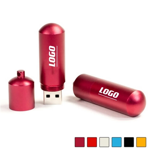 Metal Capsule USB Stick - Metal Capsule USB Stick - Image 0 of 2