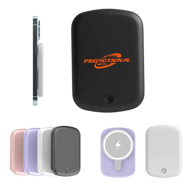 5000mAh Wireless Magnetic MagSafe Charger Power Bank - 5000mAh Wireless Magnetic MagSafe Charger Power Bank - Image 0 of 2