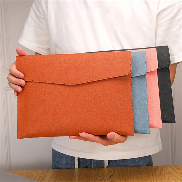 Custom PU Commercial A4 Portfolio File Holder Envelope - Custom PU Commercial A4 Portfolio File Holder Envelope - Image 3 of 3