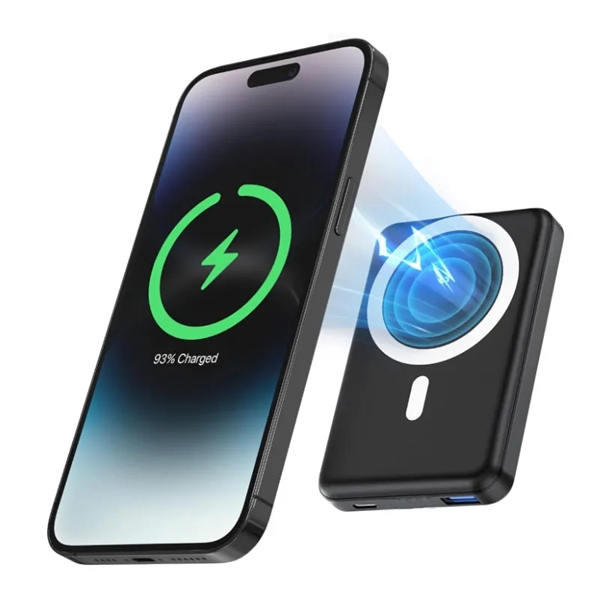 Wireless Portable Charger Magnetic Power Bank Battery Pack - Wireless Portable Charger Magnetic Power Bank Battery Pack - Image 0 of 3