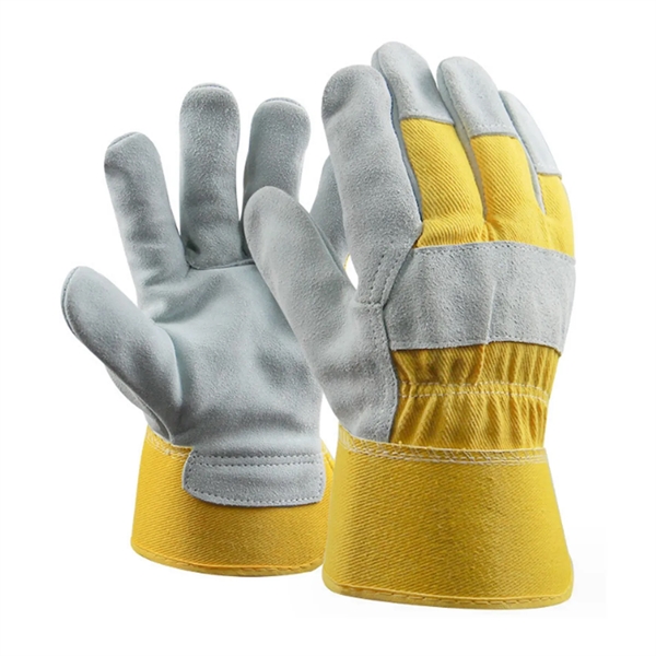 Heavy Duty Leather Palm Work Gloves - Heavy Duty Leather Palm Work Gloves - Image 1 of 3