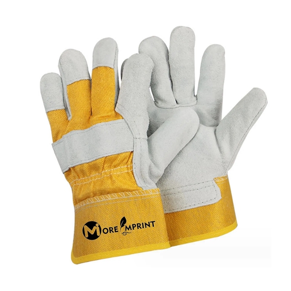 Heavy Duty Leather Palm Work Gloves - Heavy Duty Leather Palm Work Gloves - Image 0 of 3