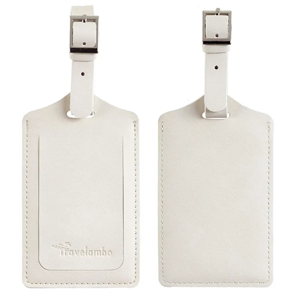 Faux Leather Luggage Tag - Faux Leather Luggage Tag - Image 3 of 4