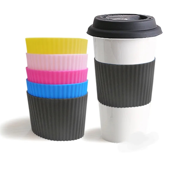 Silicone non-slip/heat proof cup set - Silicone non-slip/heat proof cup set - Image 0 of 5