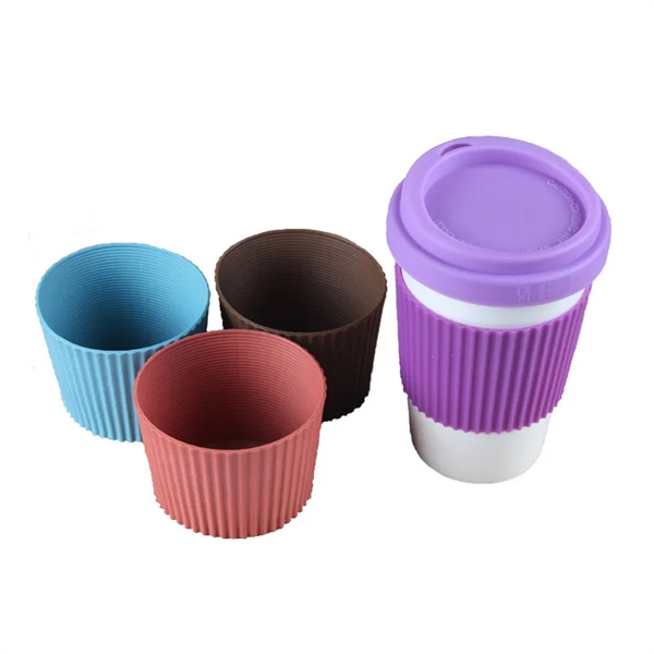 Silicone non-slip/heat proof cup set - Silicone non-slip/heat proof cup set - Image 3 of 5