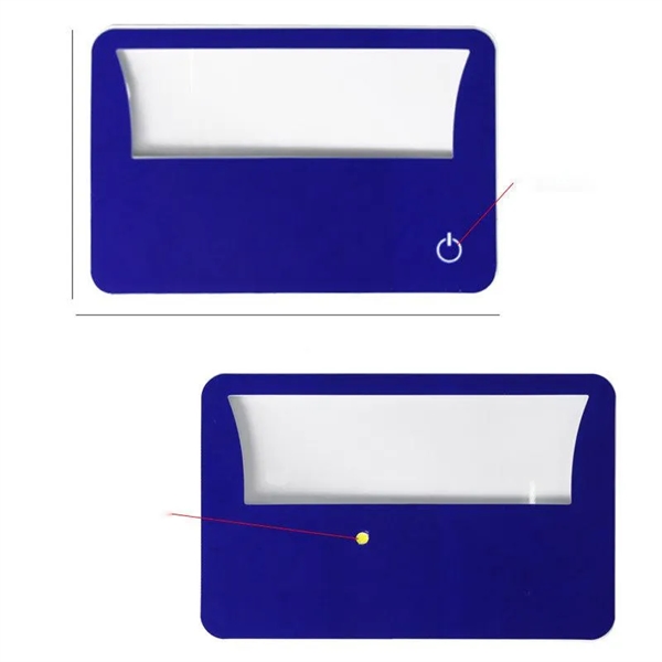 Magnifier Card with LED Light - Magnifier Card with LED Light - Image 2 of 4