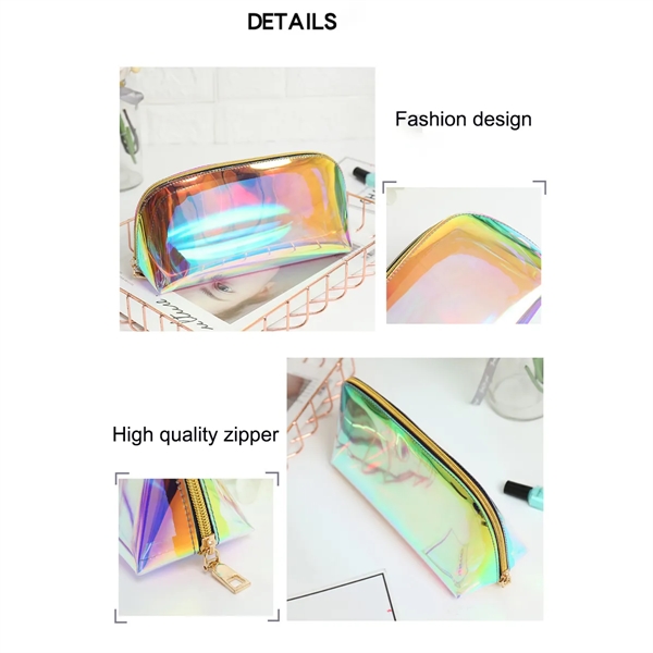 Iridescent Makeup Big Bag Portable Waterproof Cosmetic