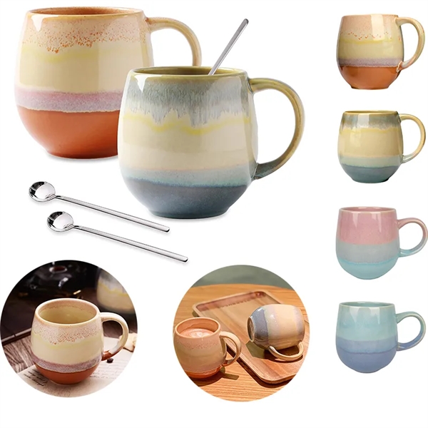 17 oz Large Ceramic Tea Coffee Mugs - 17 oz Large Ceramic Tea Coffee Mugs - Image 0 of 4