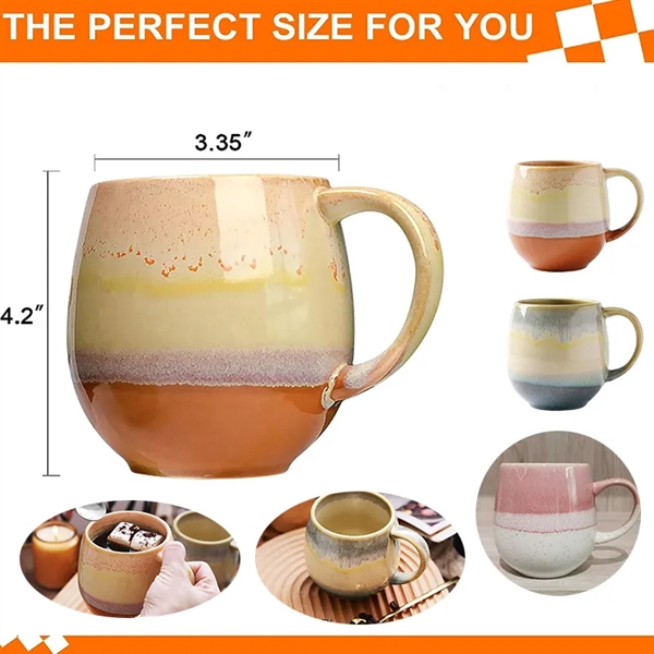 17 oz Large Ceramic Tea Coffee Mugs - 17 oz Large Ceramic Tea Coffee Mugs - Image 1 of 4
