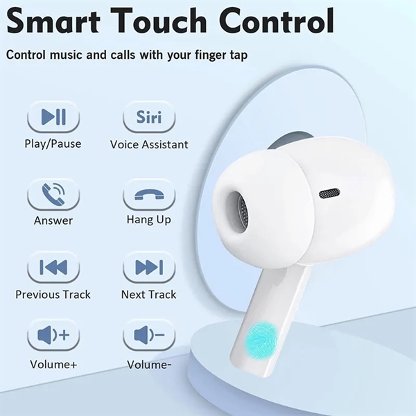 Wireless Headphones Bluetooth 5.3 Earbuds Charging Case - Wireless Headphones Bluetooth 5.3 Earbuds Charging Case - Image 4 of 4