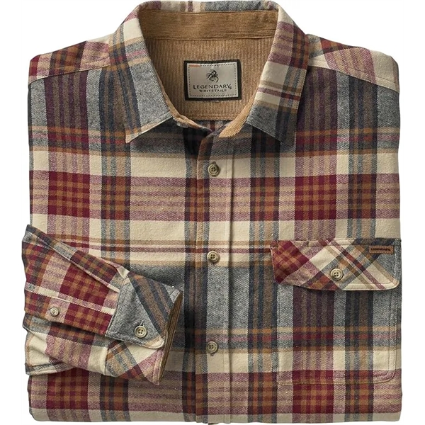 Flannel Long Sleeve Plaid Button Down Casual Shirt - Flannel Long Sleeve Plaid Button Down Casual Shirt - Image 4 of 4