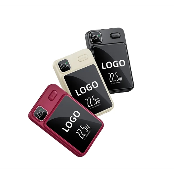Magnetic Portable Charger 5000 mAh - Magnetic Portable Charger 5000 mAh - Image 0 of 6