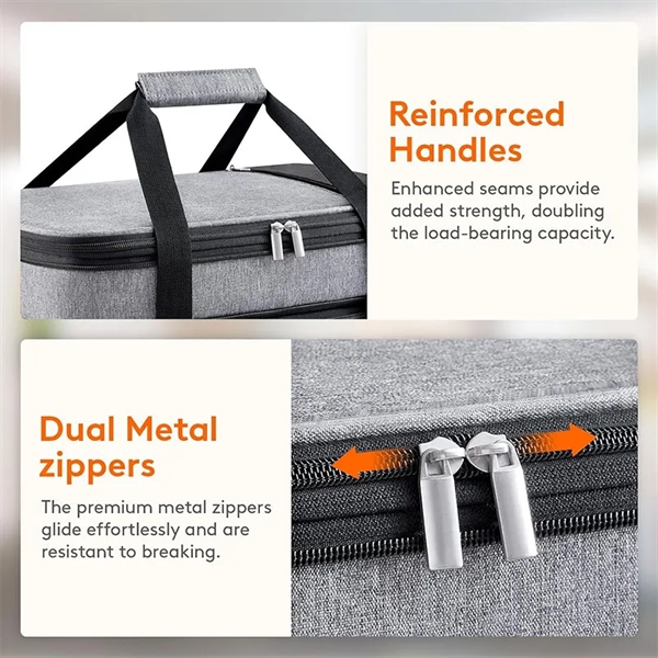 Insulated Double Casserole Carrier Thermal Lunch Tote Bag - Insulated Double Casserole Carrier Thermal Lunch Tote Bag - Image 4 of 4