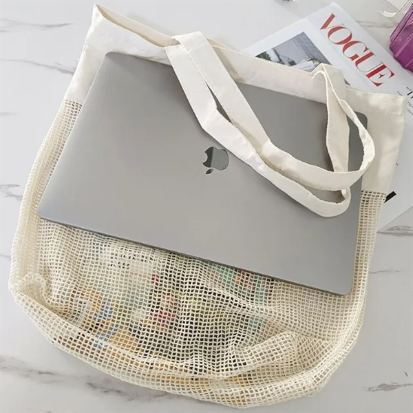 Cotton Market Tote Bag - Cotton Market Tote Bag - Image 3 of 3