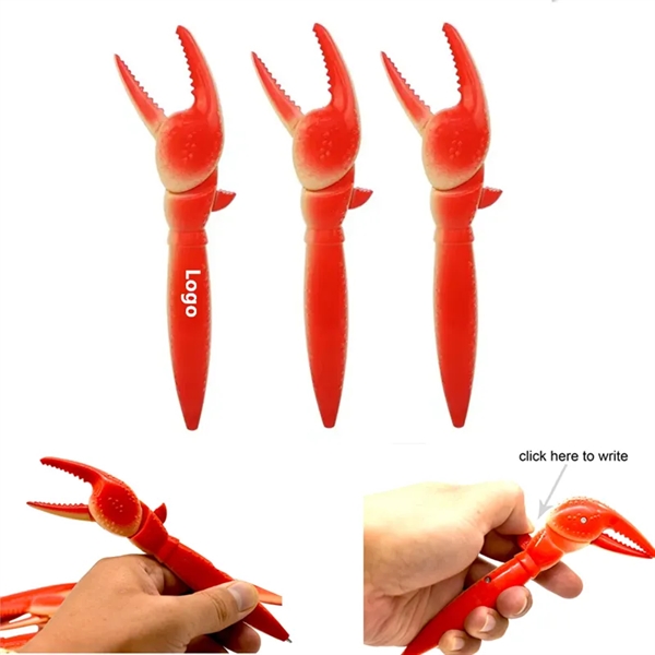 Novelty Crab Lobster Claw 0.5mm Ballpoint Pens - Novelty Crab Lobster Claw 0.5mm Ballpoint Pens - Image 0 of 5