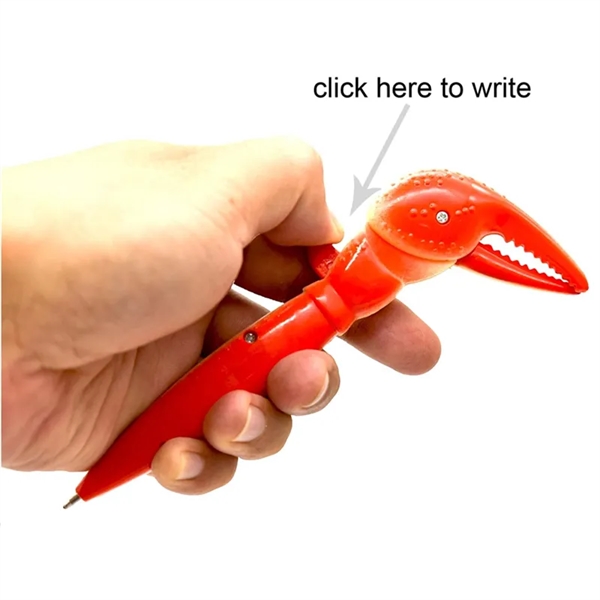 Novelty Crab Lobster Claw 0.5mm Ballpoint Pen - Novelty Crab Lobster Claw 0.5mm Ballpoint Pen - Image 3 of 6