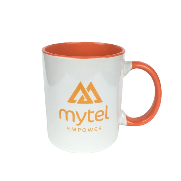 12 oz. Two Tone Latte Mug - 12 oz. Two Tone Latte Mug - Image 0 of 1