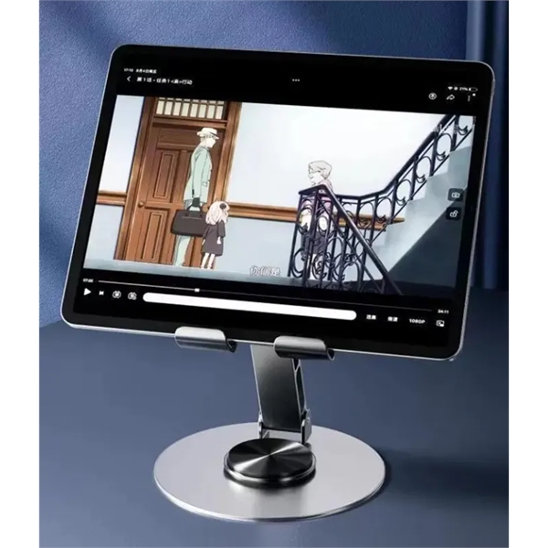 Desk Foldable Aluminum Alloy Adjustable Cell Phone Stand - Desk Foldable Aluminum Alloy Adjustable Cell Phone Stand - Image 5 of 5