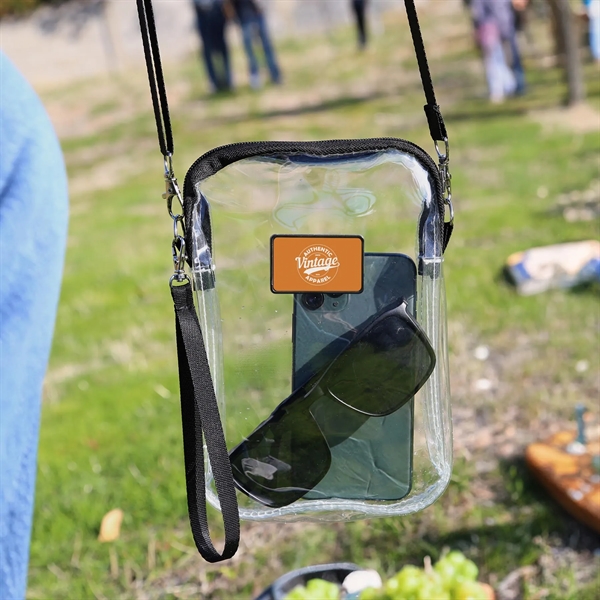 Clear Mini Crossbody Bag - Clear Mini Crossbody Bag - Image 1 of 5