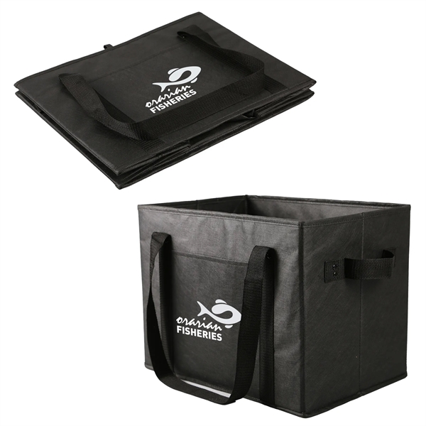 reGen RPET Non-Woven Folding Cargo Tote Carrier Bag - reGen RPET Non-Woven Folding Cargo Tote Carrier Bag - Image 3 of 4