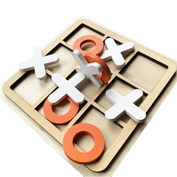 Wooden Tic Tac Toe Game - Wooden Tic Tac Toe Game - Image 1 of 2