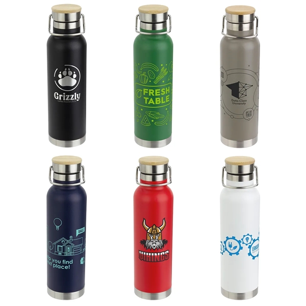 Cusano 22 oz Vacuum Insulated Stainless Steel Bottle with Ba