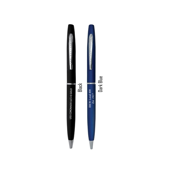 Hamilton Collection - USA Made Matte Finish Ballpoint Chrome - Hamilton Collection - USA Made Matte Finish Ballpoint Chrome - Image 0 of 2