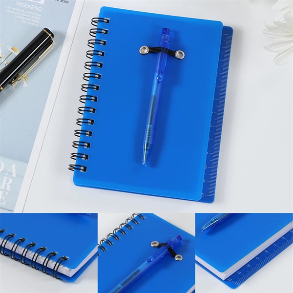 Spiral Notebook Steno Pocket Notepad With Pen - Spiral Notebook Steno Pocket Notepad With Pen - Image 4 of 4