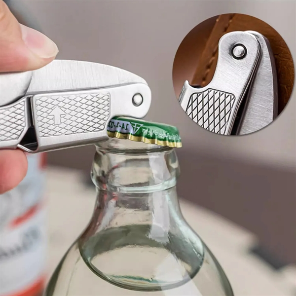 Waiters Corkscrew Wine Bottle Opener - Waiters Corkscrew Wine Bottle Opener - Image 3 of 4