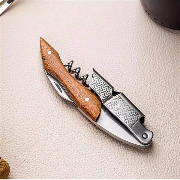 Waiters Corkscrew Wine Bottle Opener - Waiters Corkscrew Wine Bottle Opener - Image 4 of 4