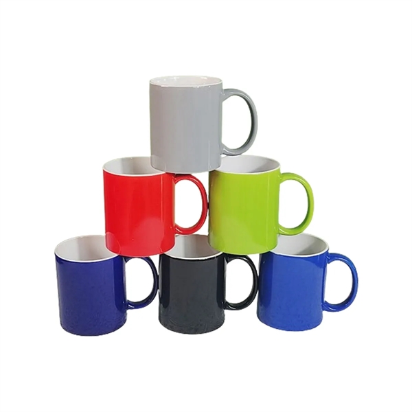 11 Oz. Solid Color Ceramic Mug - 11 Oz. Solid Color Ceramic Mug - Image 1 of 1