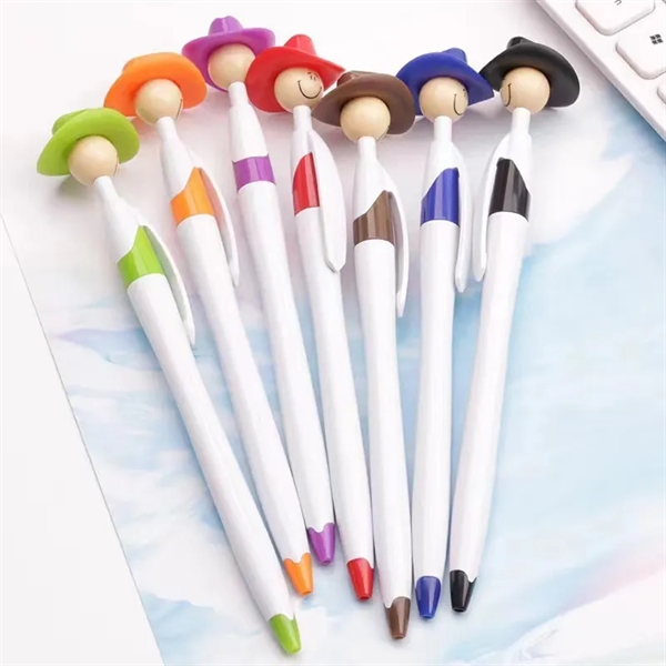 Fun  Cowboy Hat Pen Smiley - Fun  Cowboy Hat Pen Smiley - Image 1 of 2