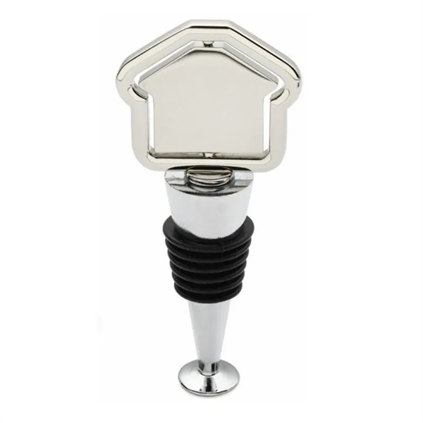 Wine Stopper with House Shape on Top - Wine Stopper with House Shape on Top - Image 0 of 2