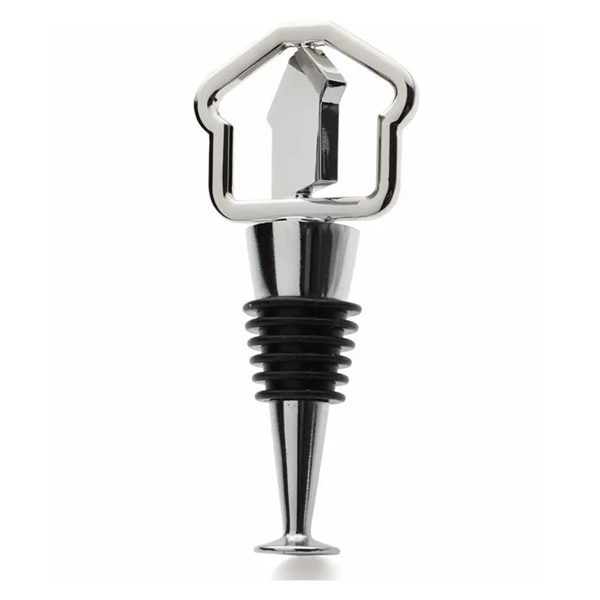 Wine Stopper with House Shape on Top - Wine Stopper with House Shape on Top - Image 2 of 2