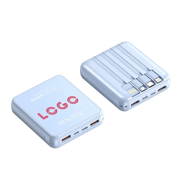 Power Bank With Cables - Power Bank With Cables - Image 2 of 3