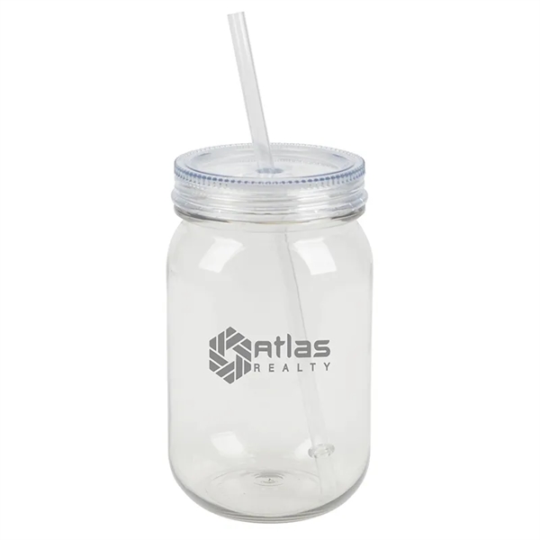 Bootlegger II 27 oz. RPET Mason Jar Tumbler - Bootlegger II 27 oz. RPET Mason Jar Tumbler - Image 2 of 8