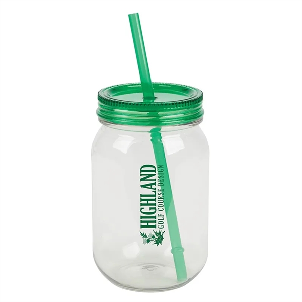 Bootlegger II 27 oz. RPET Mason Jar Tumbler - Bootlegger II 27 oz. RPET Mason Jar Tumbler - Image 3 of 8